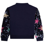 BILLIEBLUSH sweatshirt in blue color with sequins.