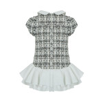 Φόρεμα LAPIN HOUSE σε εκρού χρώμα με tweed ύφασμα.