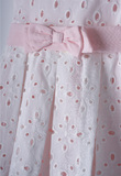 EBITA dress in pink color with kipur pattern.