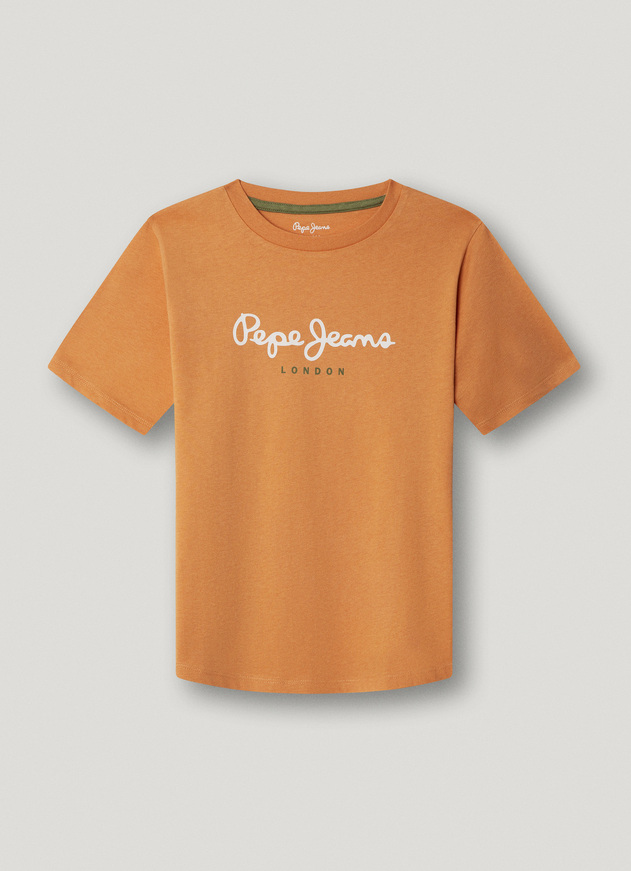 Μπλούζα Pepe Jeans σε πορτοκαλί χρώμα.