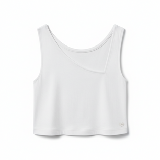 LOSAN top in ecru color.