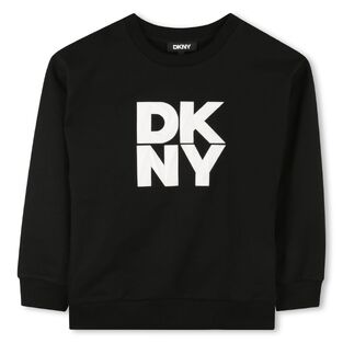 Μπλούζα φούτερ D.K.N.Y. σε μαύρο χρώμα.
