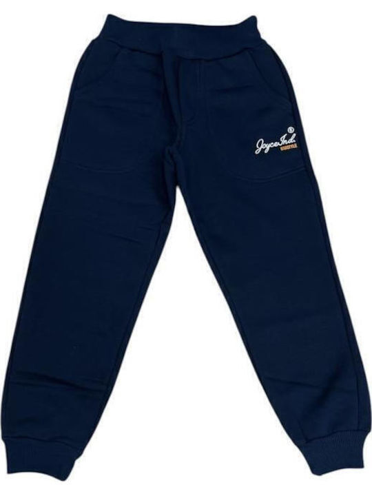 Παντελόνι φούτερ JOYCE σε μπλε σκούρο χρώμα.