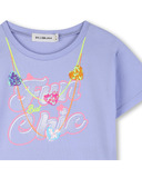T-shirt BILLIEBLUSH σε λιλά χρώμα με τύπωμα στο μπροστινό μέρος.