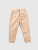 Ikks pants in yellow color with adjustable elastic.