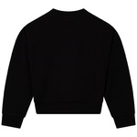 Μπλούζα φούτερ κοντή D.K.N.Y. σε μαύρο χρώμα.