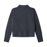 Πλεκτή μπλούζα PEPE JEANS σε ανθρακί χρώμα.