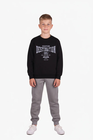 JOYCE tracksuit set in black-gray.