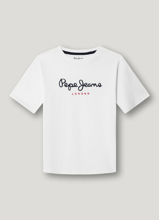 Μπλούζα Pepe Jeans σε λευκό χρώμα.