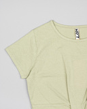 Μπλούζα LOSAN σε λαδί χρώμα με πιάσιμο στο τελείωμα.