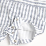 Φορμάκι CHICCO σε χρώμα λευκό με μπλε και γιακαδάκι.