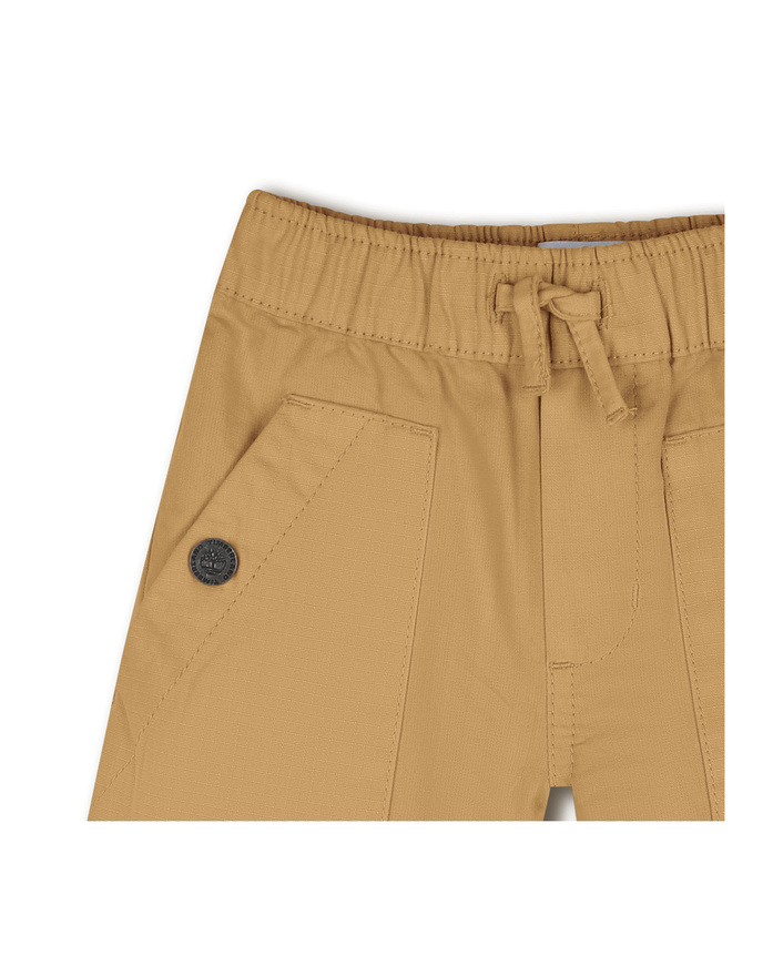 Βερμούδα TIMBERLAND, σε χρώμα μπεζ , με ripstop λεπτομέρειες.