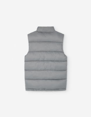 LOSAN sleeveless jacket in black.