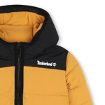 Μπουφάν TIMBERLAND σε κίτρινο χρώμα με κουκούλα.