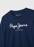 Μπλούζα PEPE JEANS σε μπλε χρώμα με logo print.