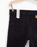 Παντελόνι τζιν IKKS σε χρώμα μαύρο σε γραμμή slim fit.