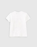Μπλούζα IKKS σε χρώμα λευκό με κέντημα "COOL".