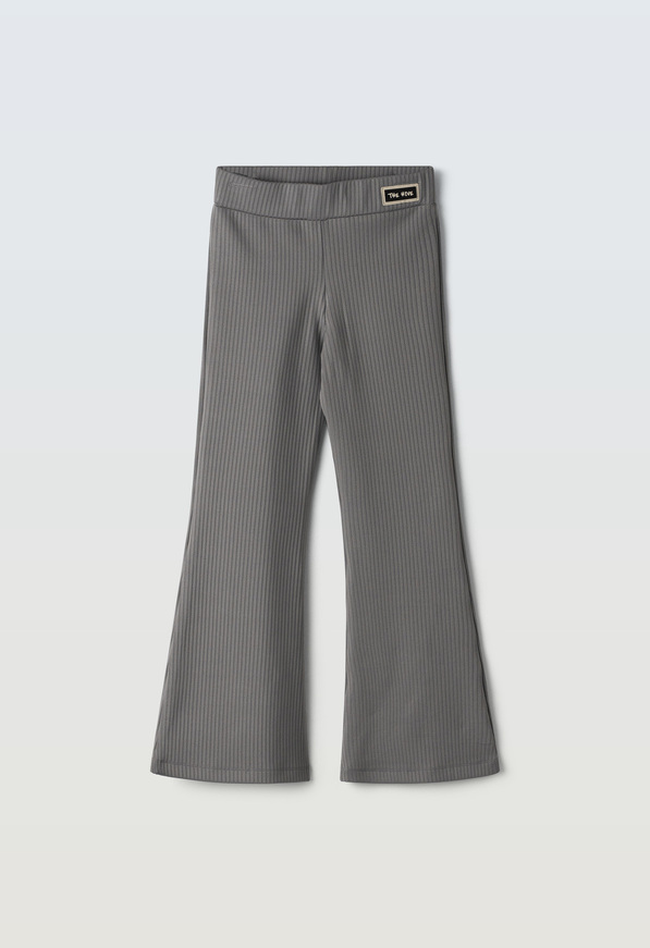 Κολάν μακρύ ριπ ΕΒΙΤΑ σε γκρι χρώμα.