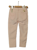 IKKS pants in pink color made of soft elastic velor fabric with 4 pockets and elastic waist for adjustable fit.