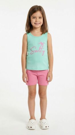 Σετ σορτς ΤRAX σε χρώμα βεραμάν-ροζ.