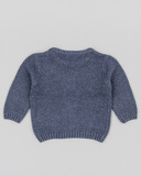 LOSAN knitted blouse in blue color.