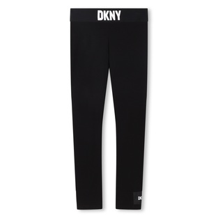 Κολάν D.K.N.Y. σε μαύρο χρώμα με ανάγλυφο λογότυπο "DKNY" στη μέση.