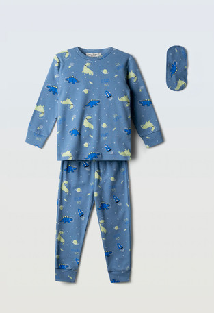 HOMMIES pajamas in dark blue color.
