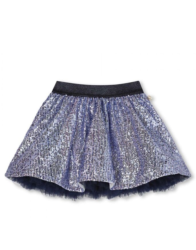 Φούστα BILLIEBLUSH σε μπλε χρώμα με παγιέτες και τούλι.
