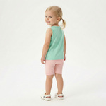 Σετ κολάν TRAX σε χρώμα τιρκουάζ με ροζ ανοιχτό.