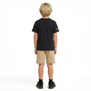 Σετ σορτς TRAX σε ανθρακί με μπεζ χρώμα.