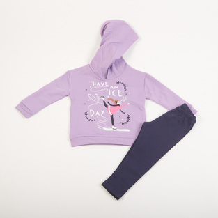 Set of TRAX tights in lilac color.