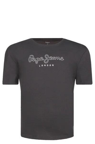 Μπλούζα PEPE JEANS σε γκρι ανθρακί χρώμα με απλικέ κέντημα.