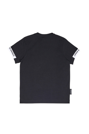 SPRINT T-shirt in black with embossed logo.