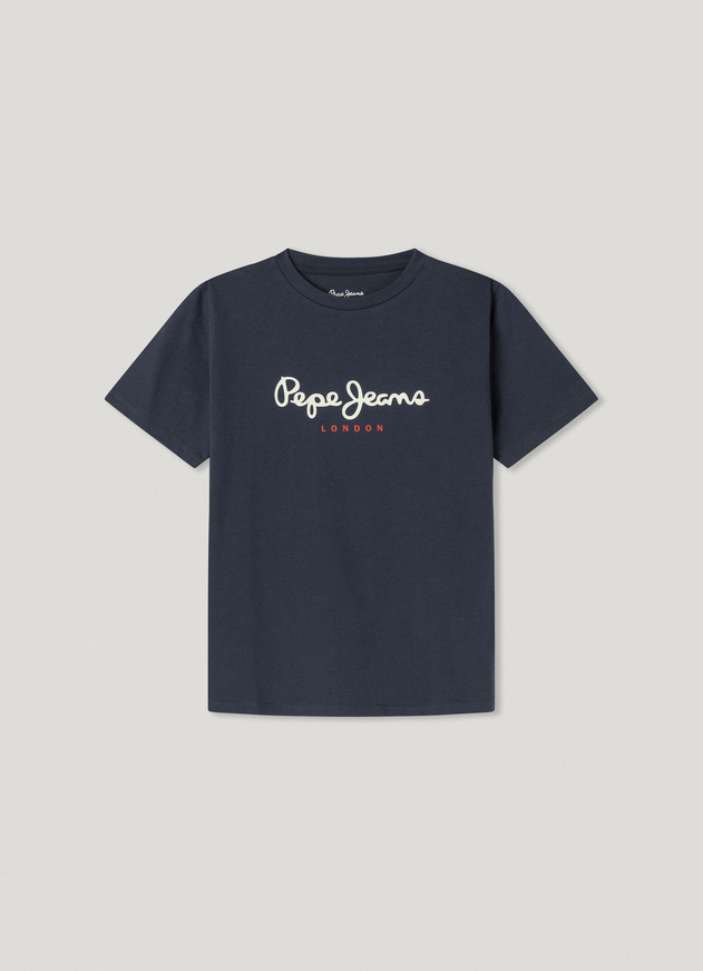 Μπλούζα βαμβακερή Pepe Jeans σε μπλε χρώμα.