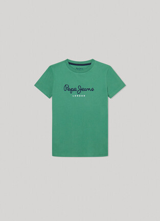 PEPE JEANS blouse in green color with print.
