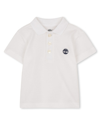 Μπλούζα πόλο TIMBERLAND σε χρώμα λευκό.