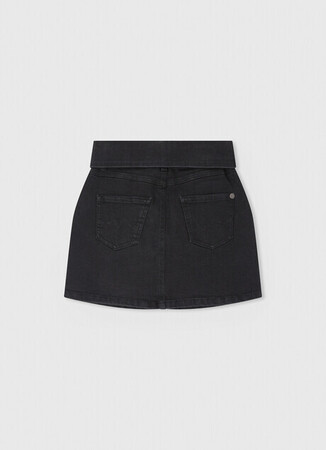 PEPE jeans jeans skirt in black.