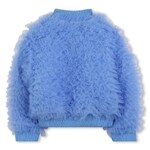 Μπουφάν BILLIEBLUSH σε σιέλ χρώμα με τούλινη επένδυση.