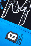 Σετ σορτς SPRINT σε μαύρο χρώμα με logo print.