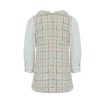 Φόρεμα LAPIN HOUSE σε εκρού χρώμα με πολύχρωμες λεπτομέρειες. 