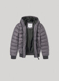 PEPE JEANS jacket in gray color with hood.