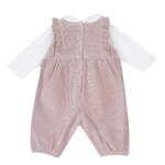 Σετ σαλοπέτα CHICCO με βελουτέ ριπ ύφασμα.