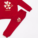 Σετ φόρμας TRAX σε κόκκινο χρώμα.