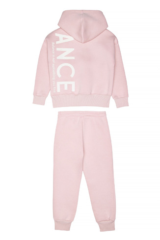 Σετ φόρμας SPRINT σε ανοιχτό ροζ χρώμα με ενσωματωμένη κουκούλα. 