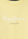 Μπλούζα βαμβακερή Pepe Jeans σε κίτρινο χρώμα.