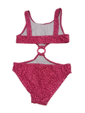 Μαγιό ολόσωμο LOSAN σε χρώμα ροζ σκούρο.