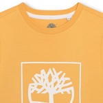 Mustard yellow TIMBERLAND shirt with embossed logo.