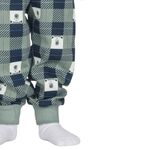 Πιτζάμα DREAMS σε χρώμα λαδί με καρό σχέδιο.