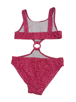 LOSAN one-piece swimsuit in dark pink.