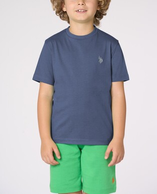 U.S. POLO shirt in navy blue.